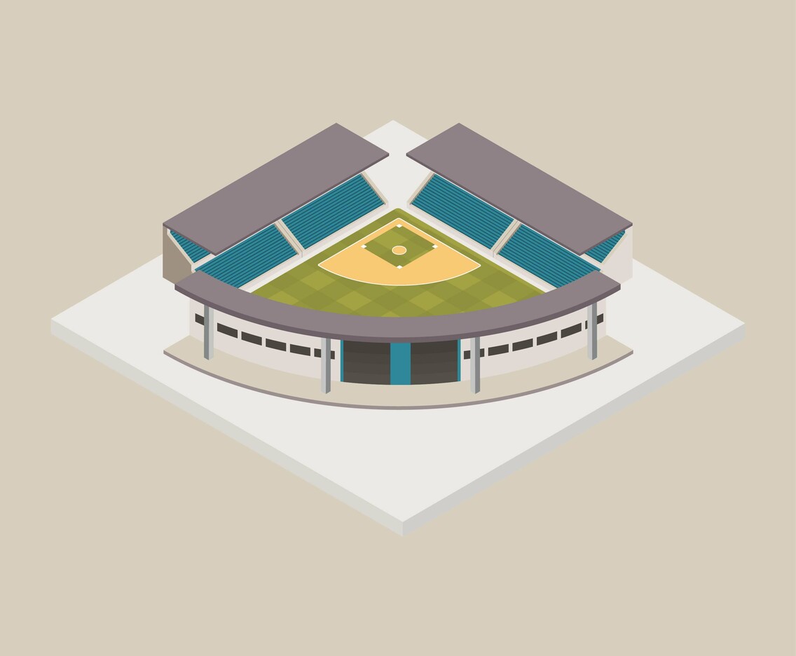Baseball Stadium Isometric