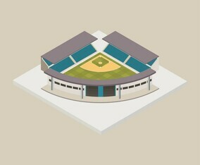 Baseball Stadium Isometric