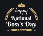 Happy National Boss Day