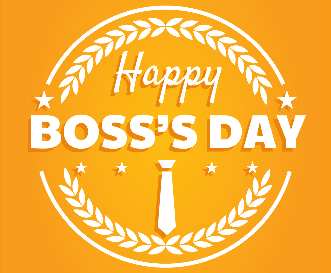 Happy Boss Day Poster