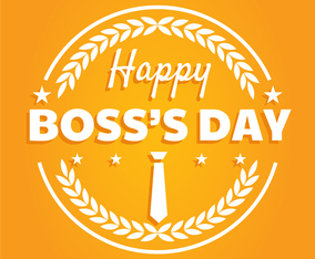 Happy Boss Day Poster
