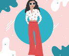 Stylish Girl Vector
