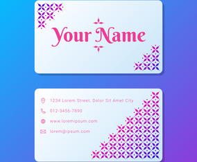 Feminine Business Card Corporate Design