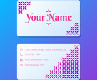Feminine Business Card Corporate Design