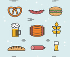 Bavarian Food Vector
