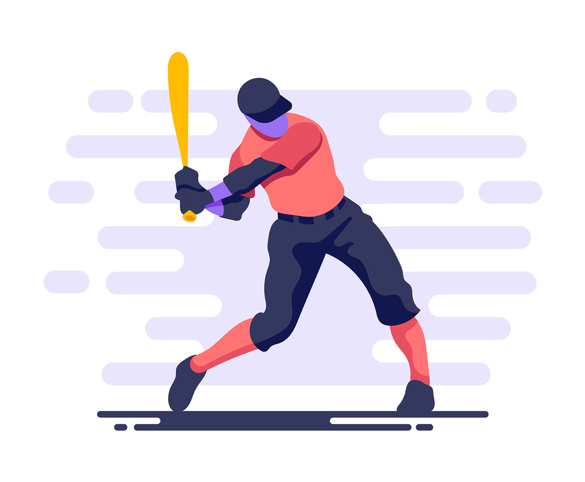 Baseball Player In Action