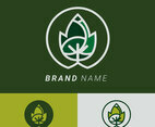 Tree Logo Elements Vector