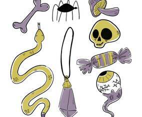 Spooky Halloween Elements