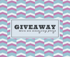 Giveaway Contest Template With a Pattern