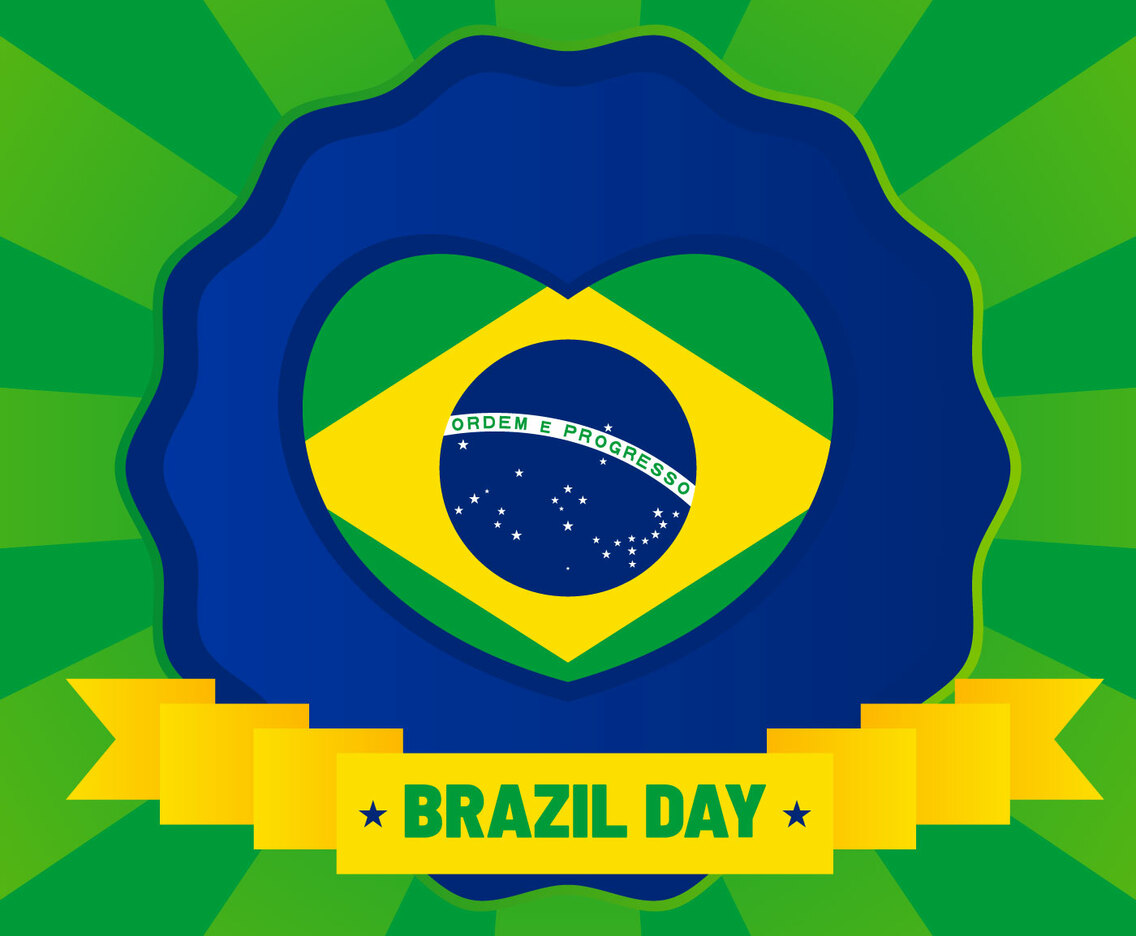 Unique Brazil Independence Day Elements Vectors