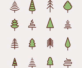 Outlined Tree Elements