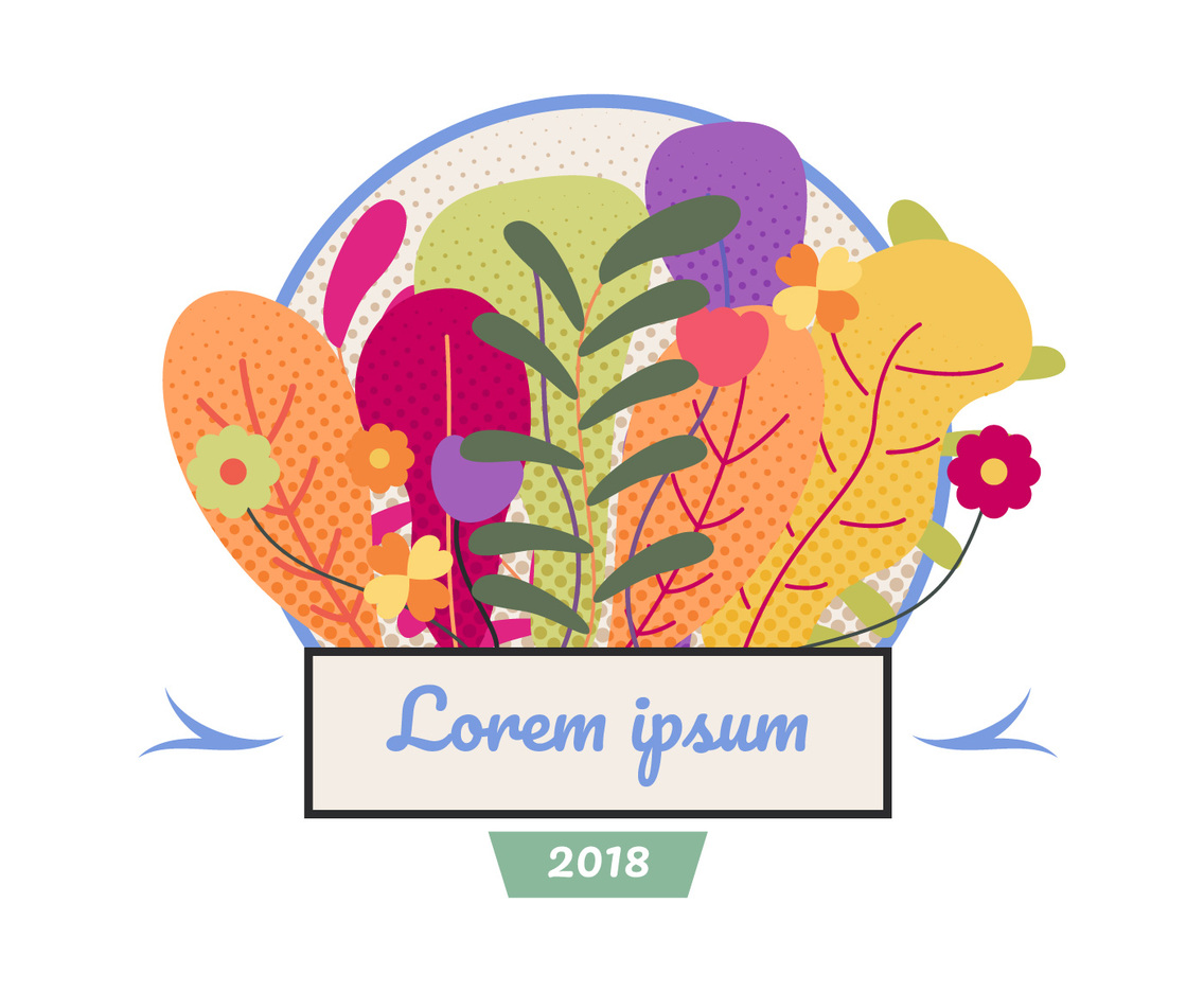 Beautiful Feminine Corporate Identity Vectors