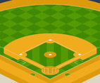 Baseball Park Illustration