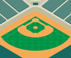 Baseball Park Illustration