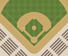 Baseball Park Illustration