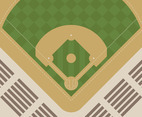 Baseball Park Illustration