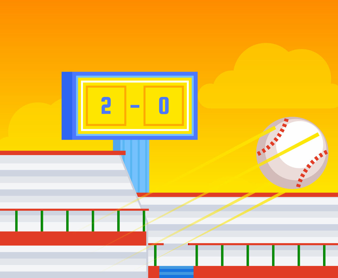 Outstanding Baseball Park Vectors