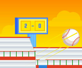 Outstanding Baseball Park Vectors