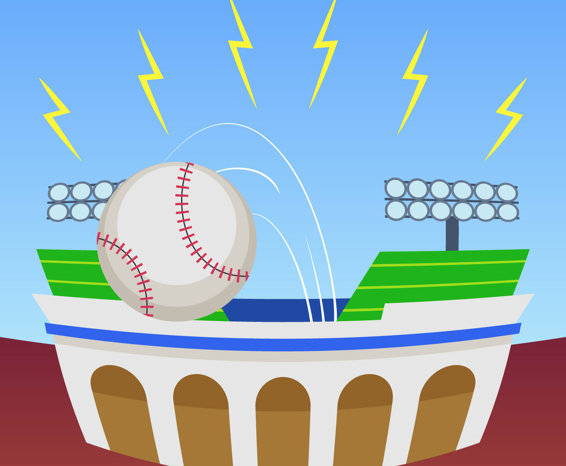 Outstanding Baseball Park Vectors
