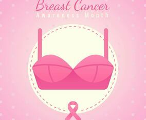 Breast Cancer Awareness Social Media Vector