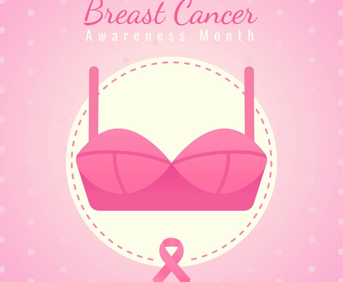 Breast Cancer Awareness Social Media Vector