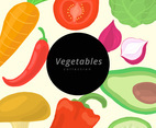 Watercolor Vegetables Vector Collection