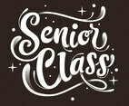 Senior Class Typography