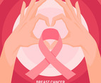 Breast Cancer Awareness Ribbon Illustration