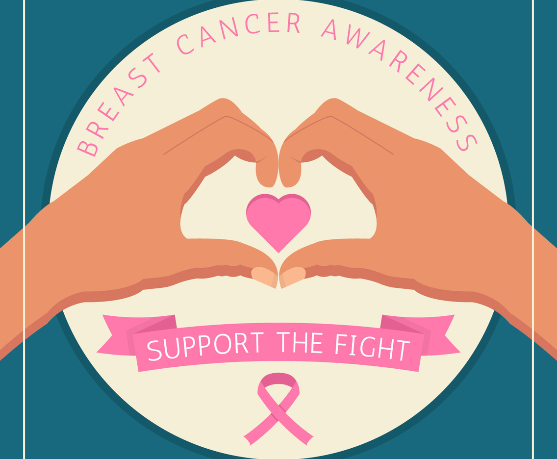 Beautiful Breast Cancer Awareness Social Media Vectors