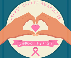 Beautiful Breast Cancer Awareness Social Media Vectors