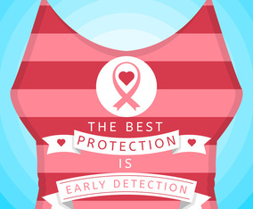 Beautiful Breast Cancer Awareness Social Media Vectors