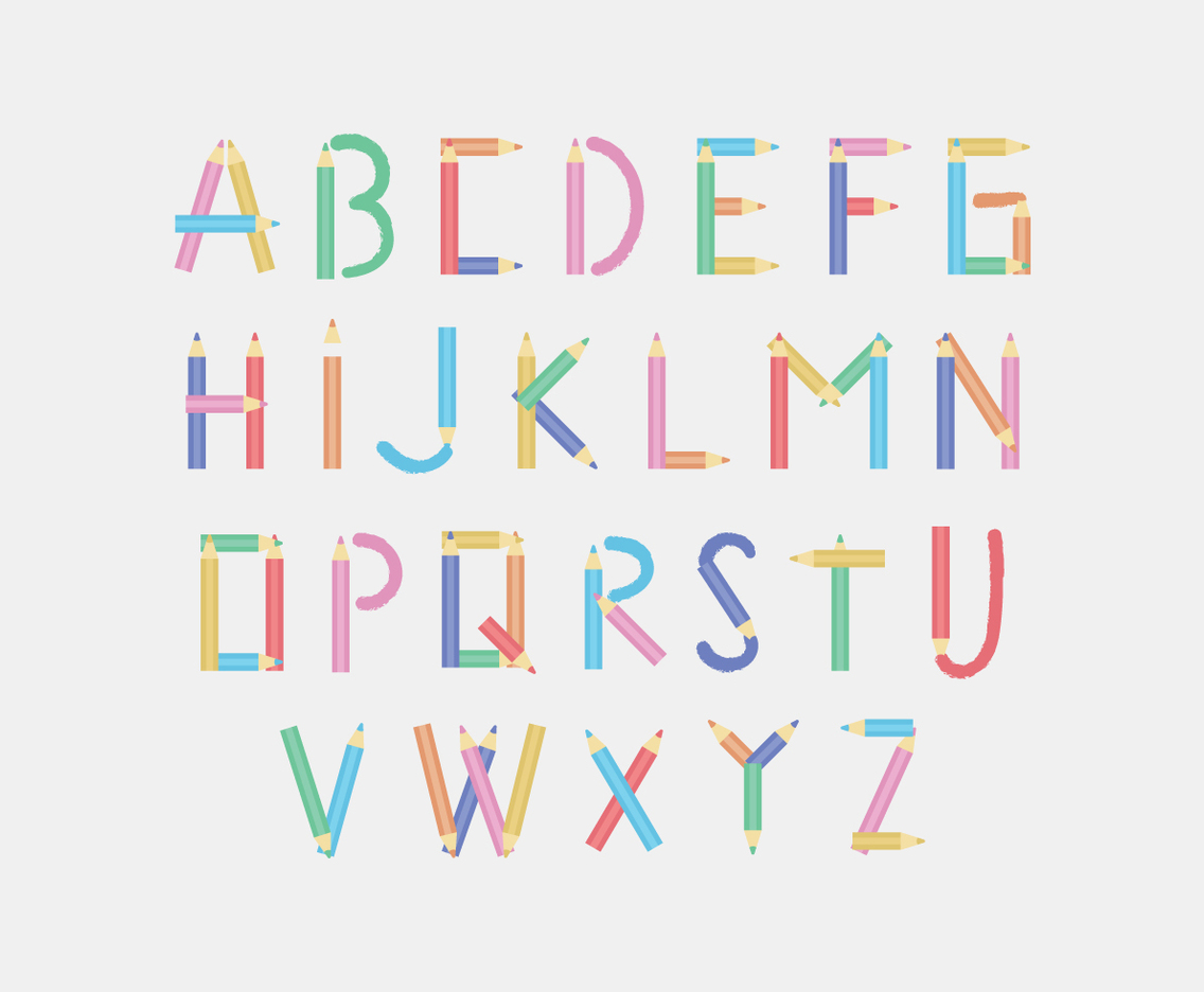 Pencil Alphabet