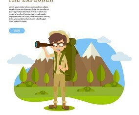 Nature Explorer Vector