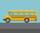 School Bus Vector Illustration