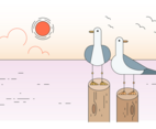 Seagulls Vector