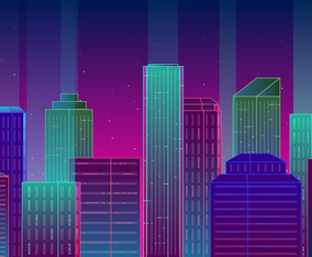 Vector City Landscape Illustration