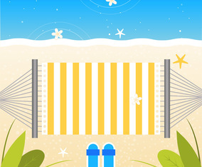 Vector Beautiful Summer Illustration