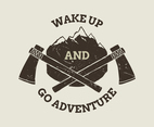 Mountain And Axe Badge