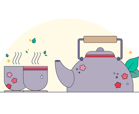 Japanese Tea Vector