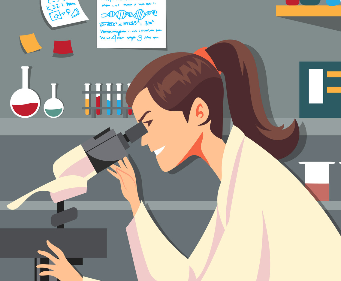 Female Scientist In Lab
