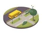 School Bus Isometric