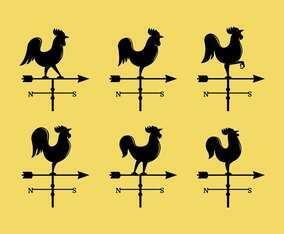 Weather Vane Collection Vector