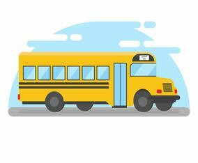 School Bus Vector Illustration