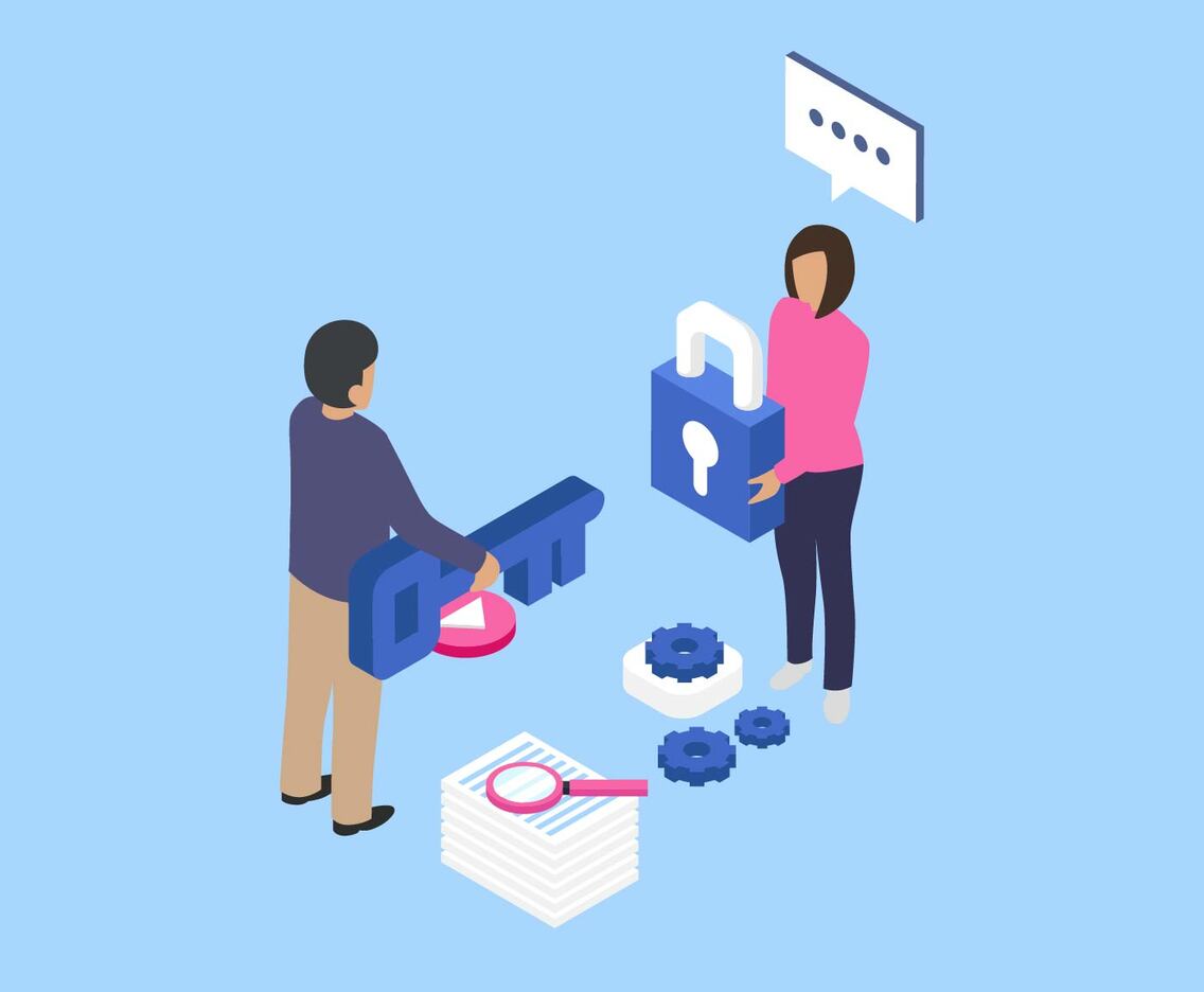 Teamwork Isometric Vector Illustration