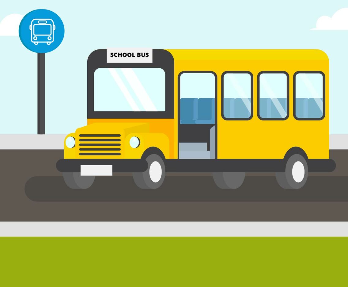School Bus Vector Illustration