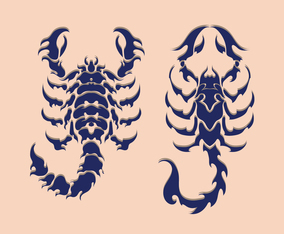 Scorpion Tattoo Tribal