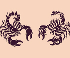 Scorpion Tattoo Template