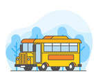 School Bus Illustration