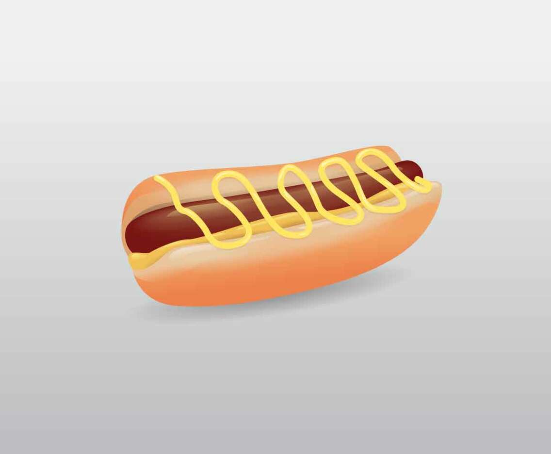 Realistic Fast Food Vector Illustration