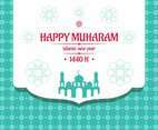 Islamic New Year Vector Background